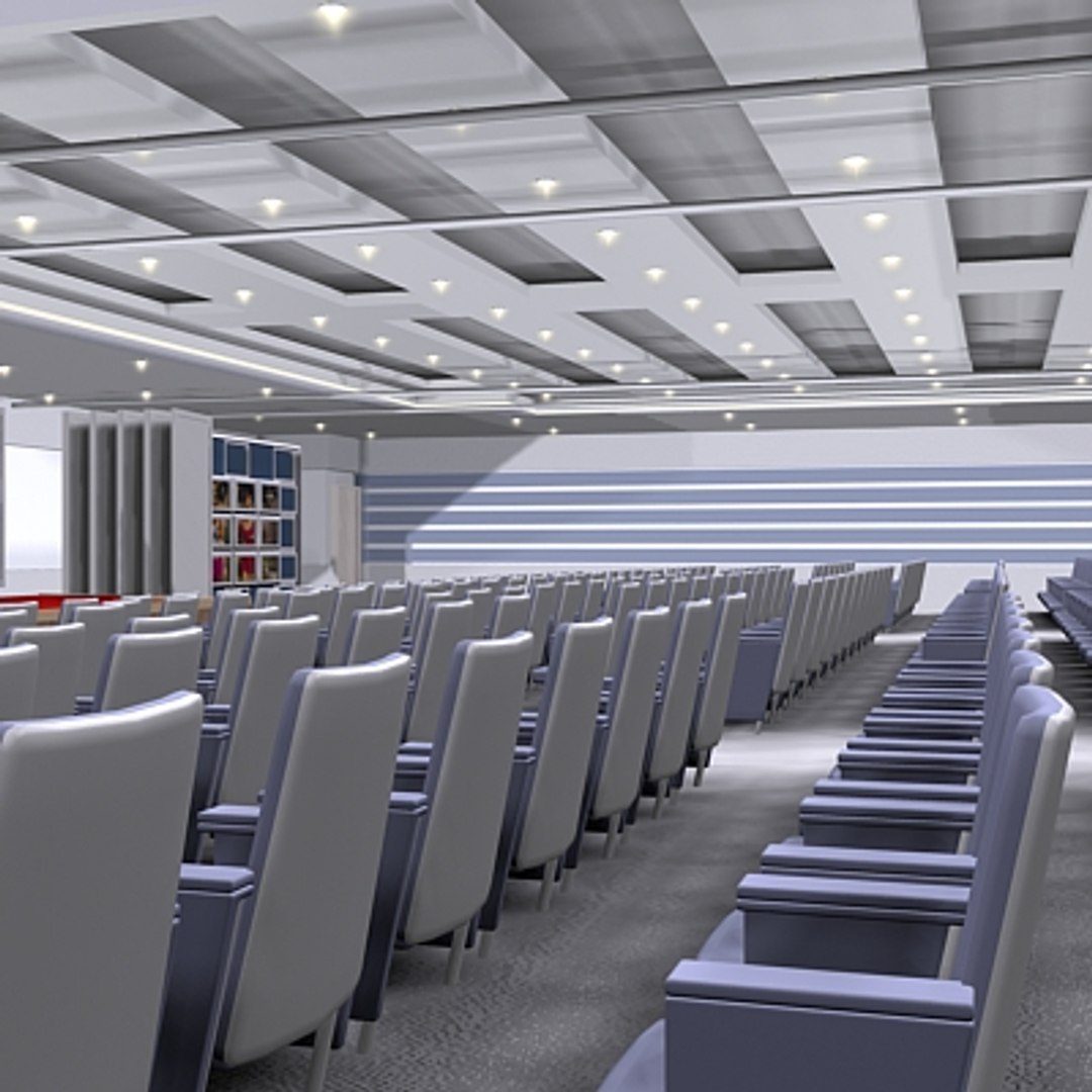 Theatre Interior 3d Model