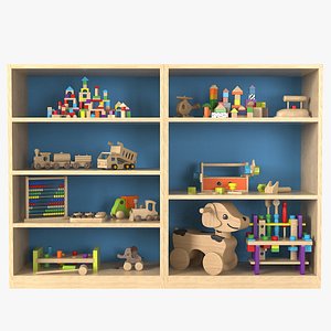 toy storage cabinet 3D model
