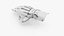 Cyborg female hand