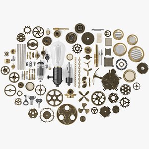 88 Steampunk Parts
