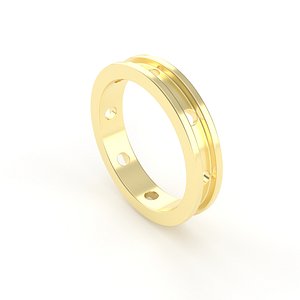 Minialist collar ring