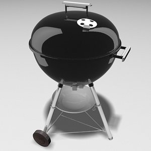 weber grill 3d max