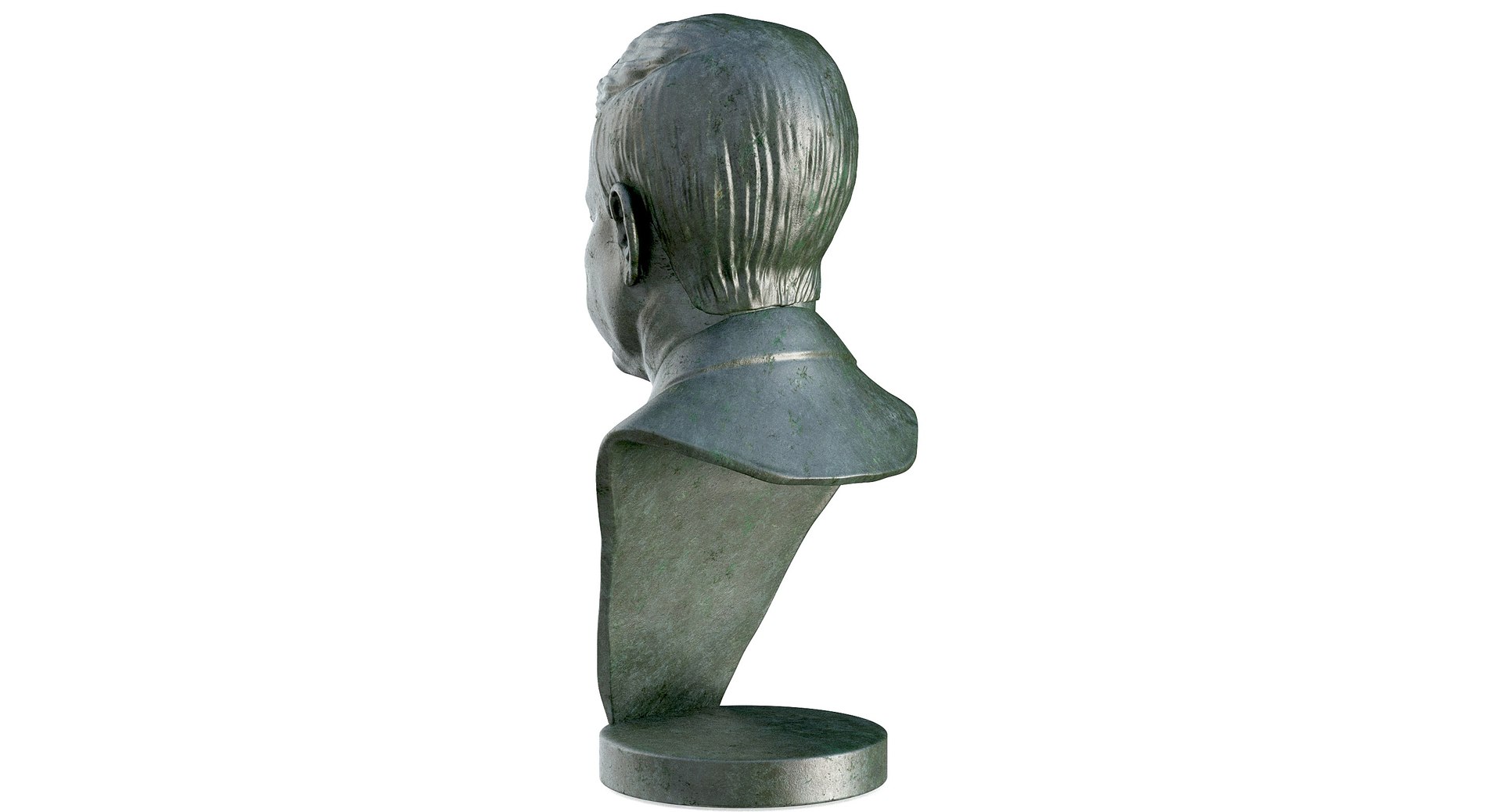 3D John F Kennedy Bust - TurboSquid 1319637