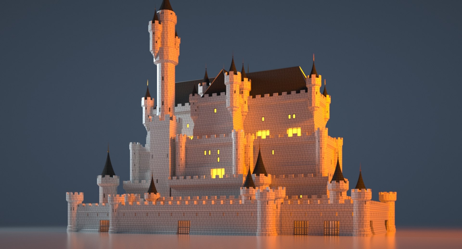 Fantasy Castle 3D Model - TurboSquid 1549176