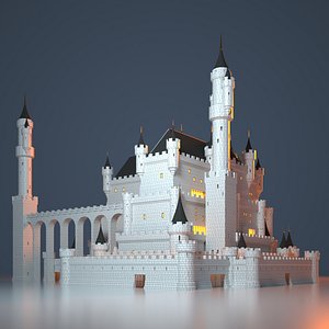 fantasy castle 3D model