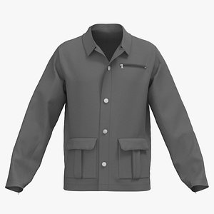 3D Male jacket model