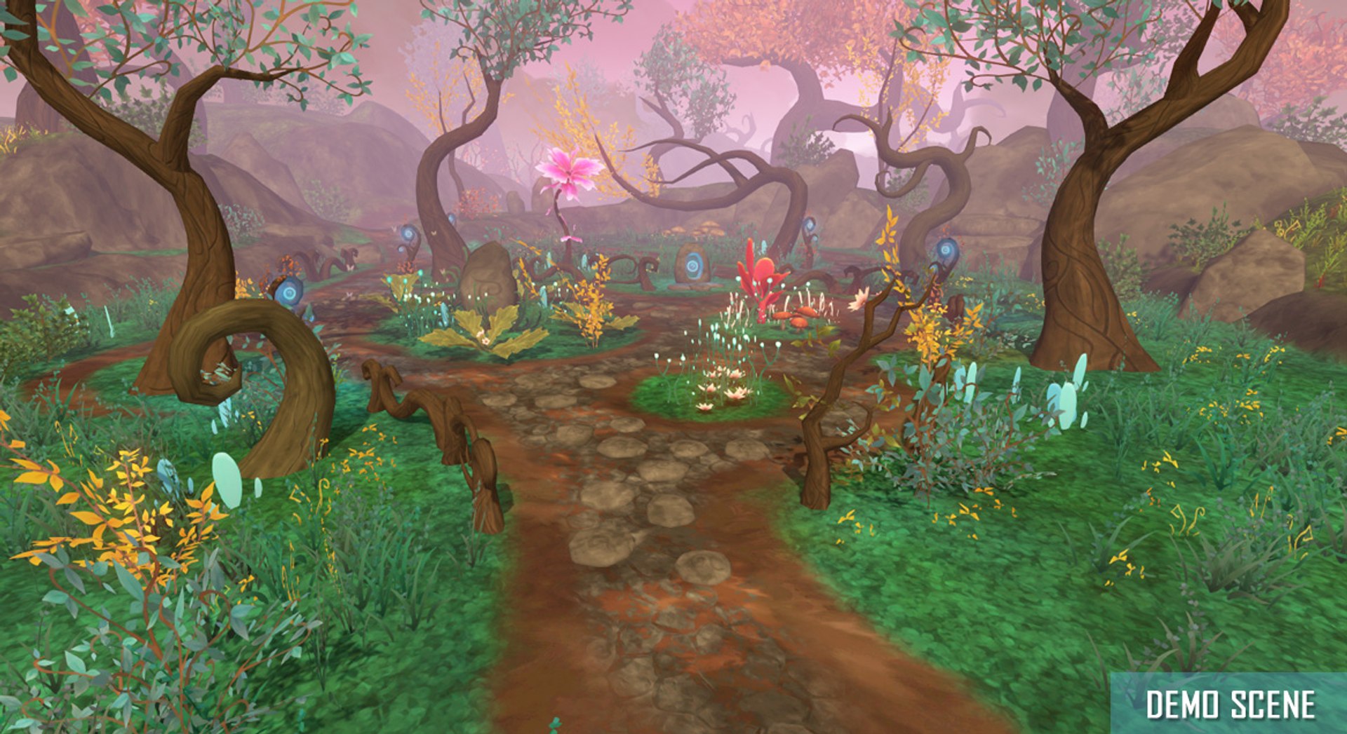 3d Model Of Fantasy Forest Root