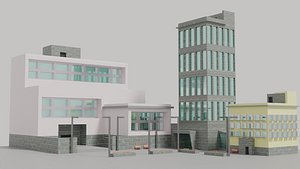 3D 3D Designs Buildings and Garden Chairs