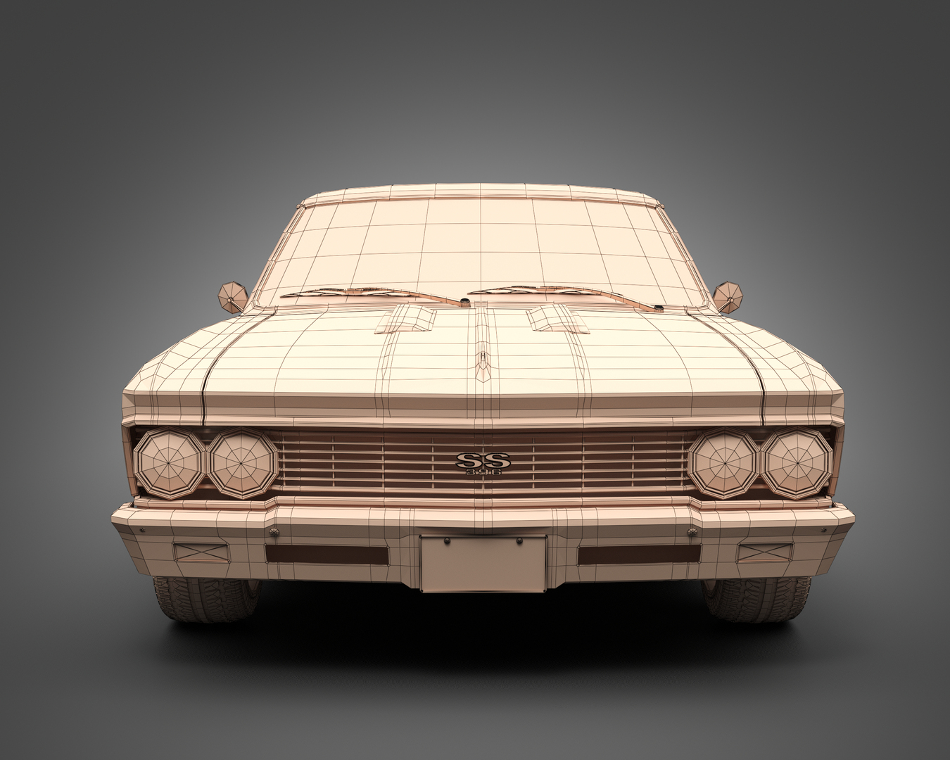 1966 Chevrolet Chevelle SS 3D Model - TurboSquid 1743004