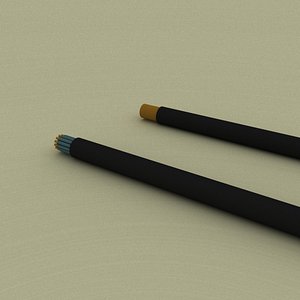 Low Poly Electrical Cables 3D Model 3D model