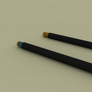 Low Poly Electrical Cables 3D Model