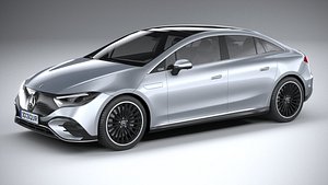 3D Mercedes-Benz EQE AMG 2023