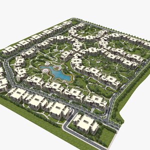 Neighborhood 3D model