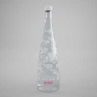 Water Bottle Evian Elie Saab