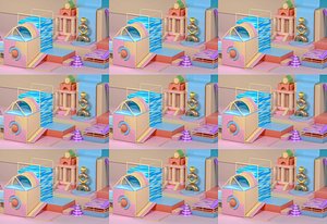 Building blocks Beauty Chen display scene E-commerce product display commodity display details Displ 3D model