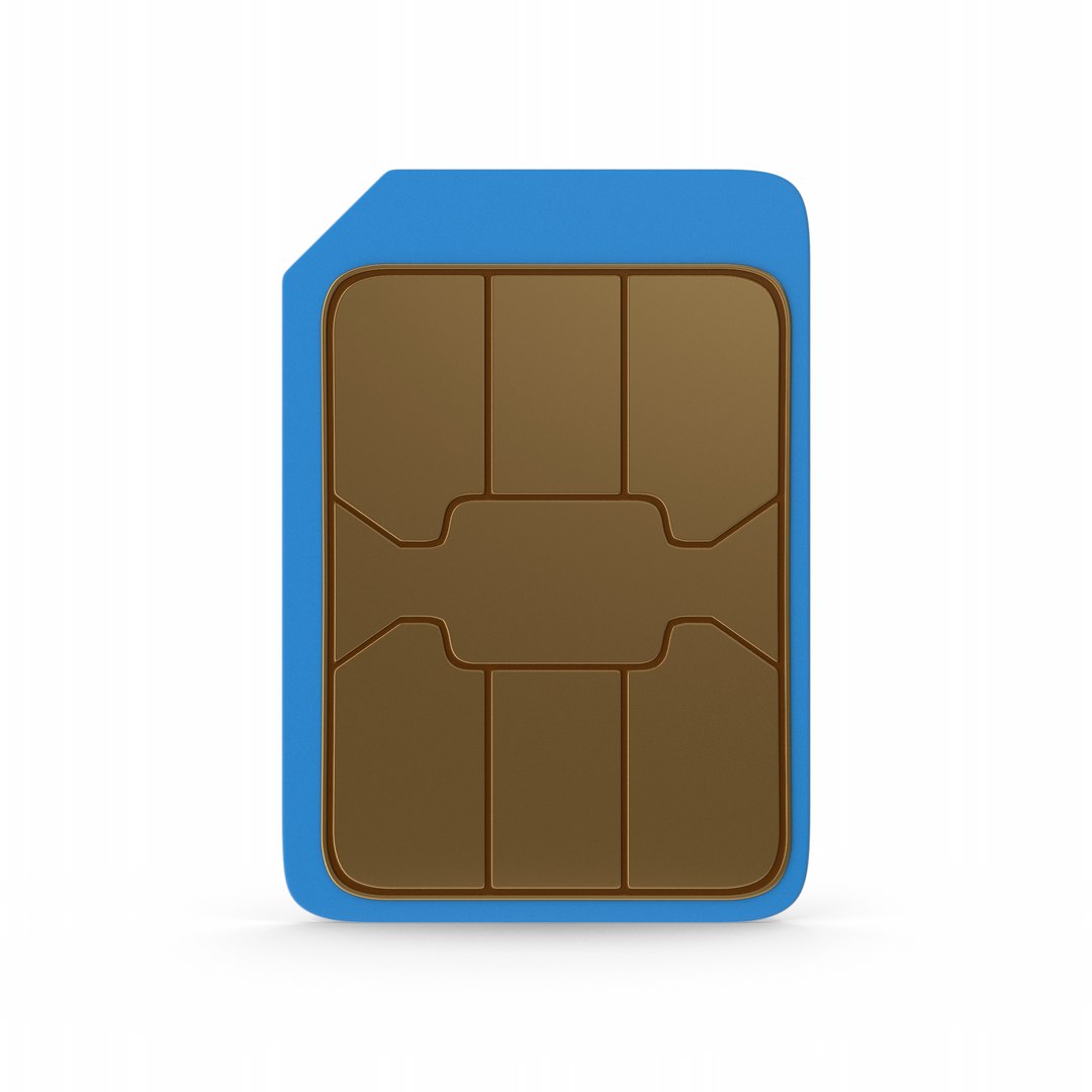 3D Nano Sim Card - TurboSquid 2033518