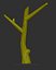Desert tree low poly
