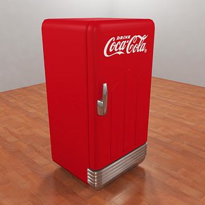 3d coca-cola refrigerator