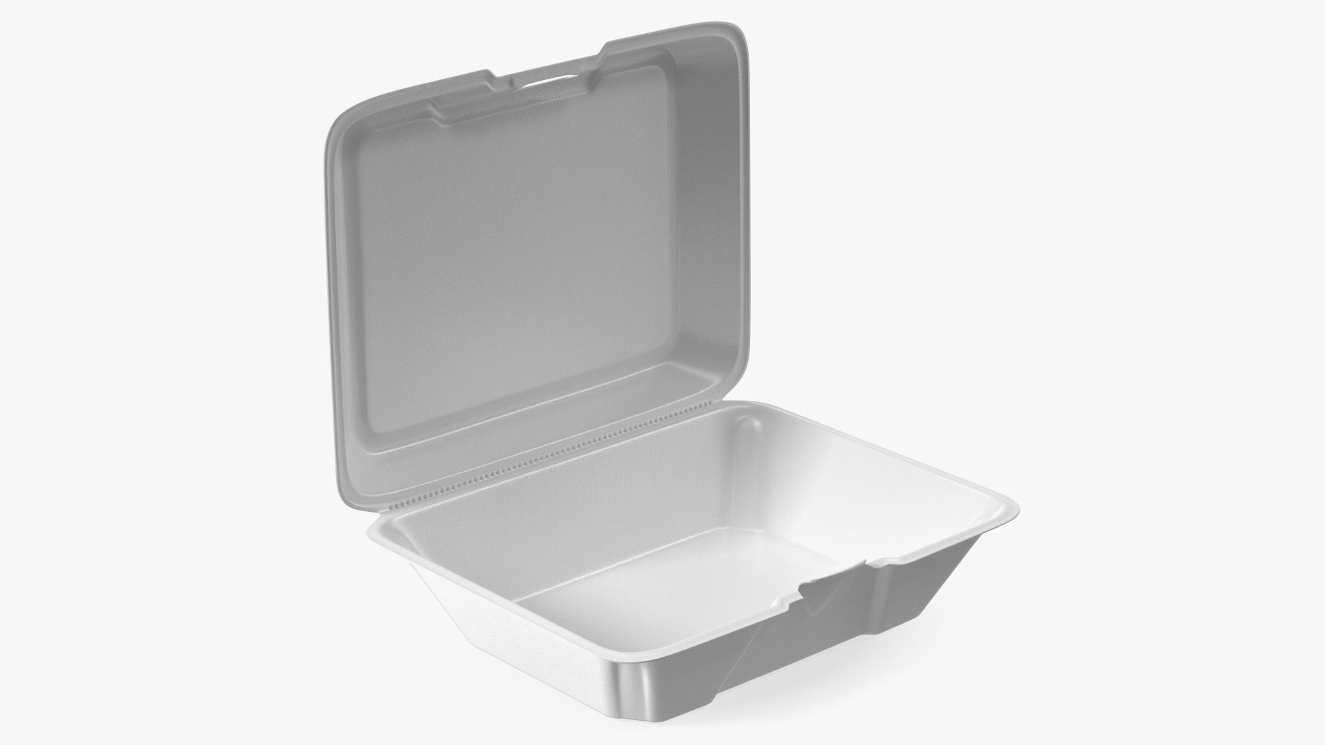 Disposable Food Tray Rigged 3D model preview