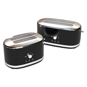 3D KitchenAid black Onyx toasters