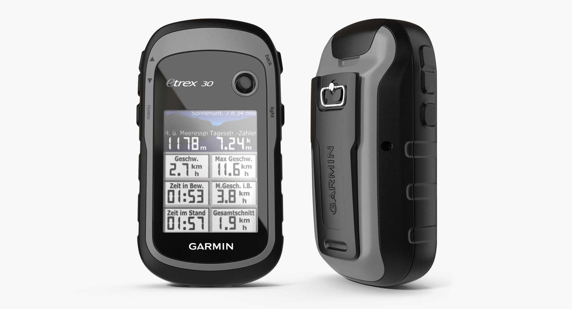 Outdoor GPS Garmin eTrex 3D model preview