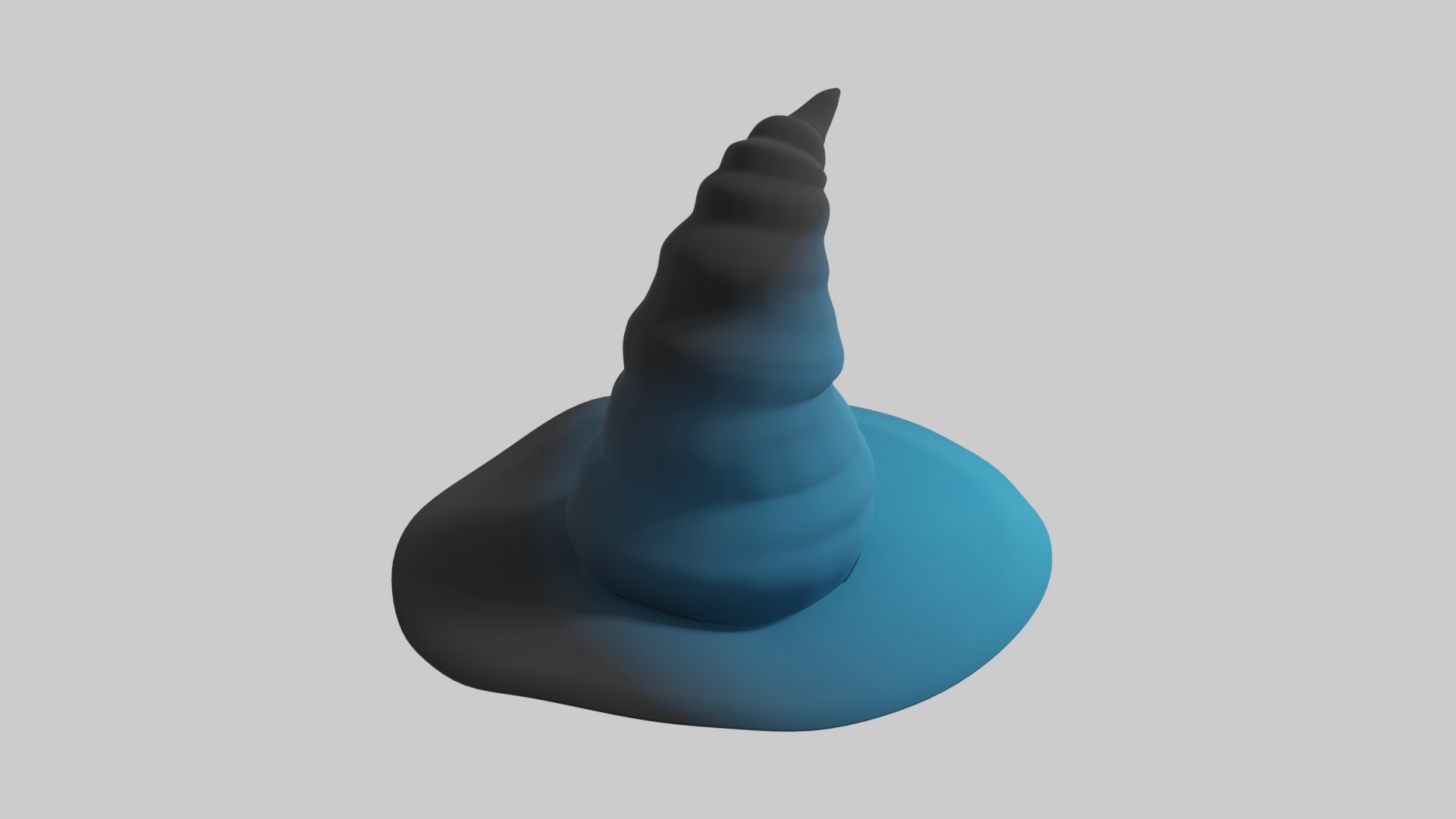3D модель Шляпа Ведьмы Синяя - TurboSquid 2116959