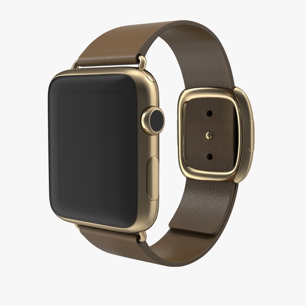 apple watch gold 42mm 3d model