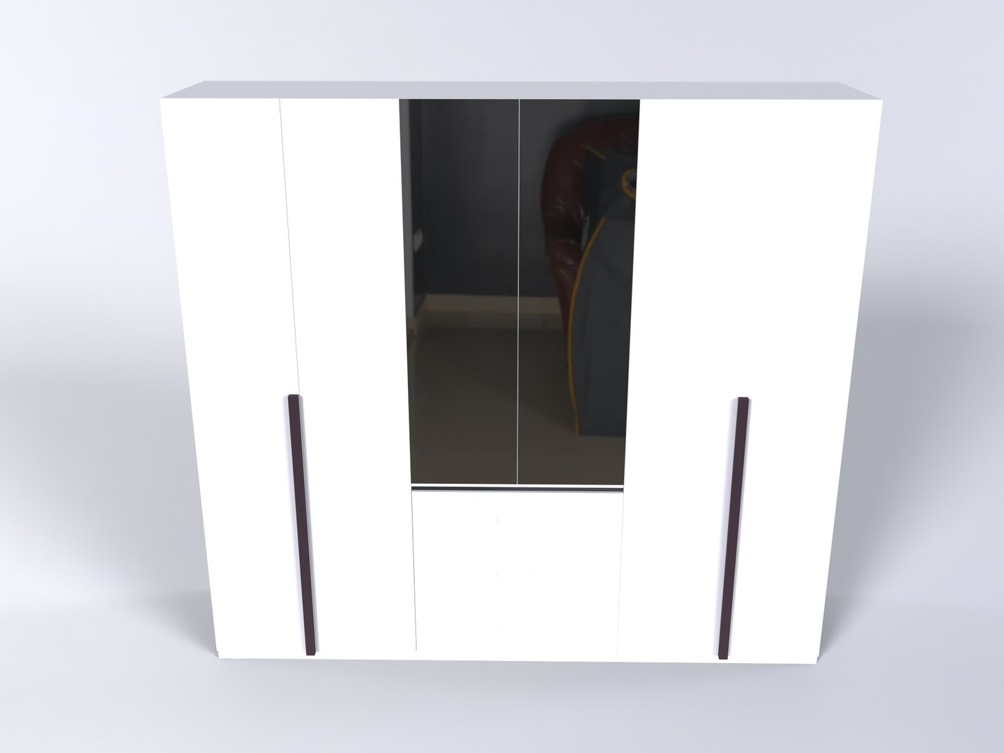 Porto 6-Door Wardrobe WE 3D Model - TurboSquid 1933098