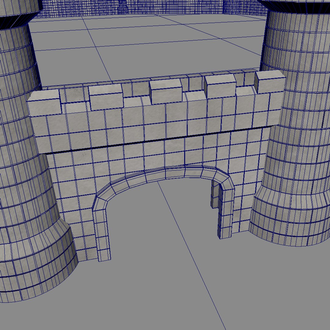 3d Gate Wall Model