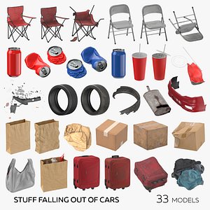 Stuff falling out of cars - 33 models