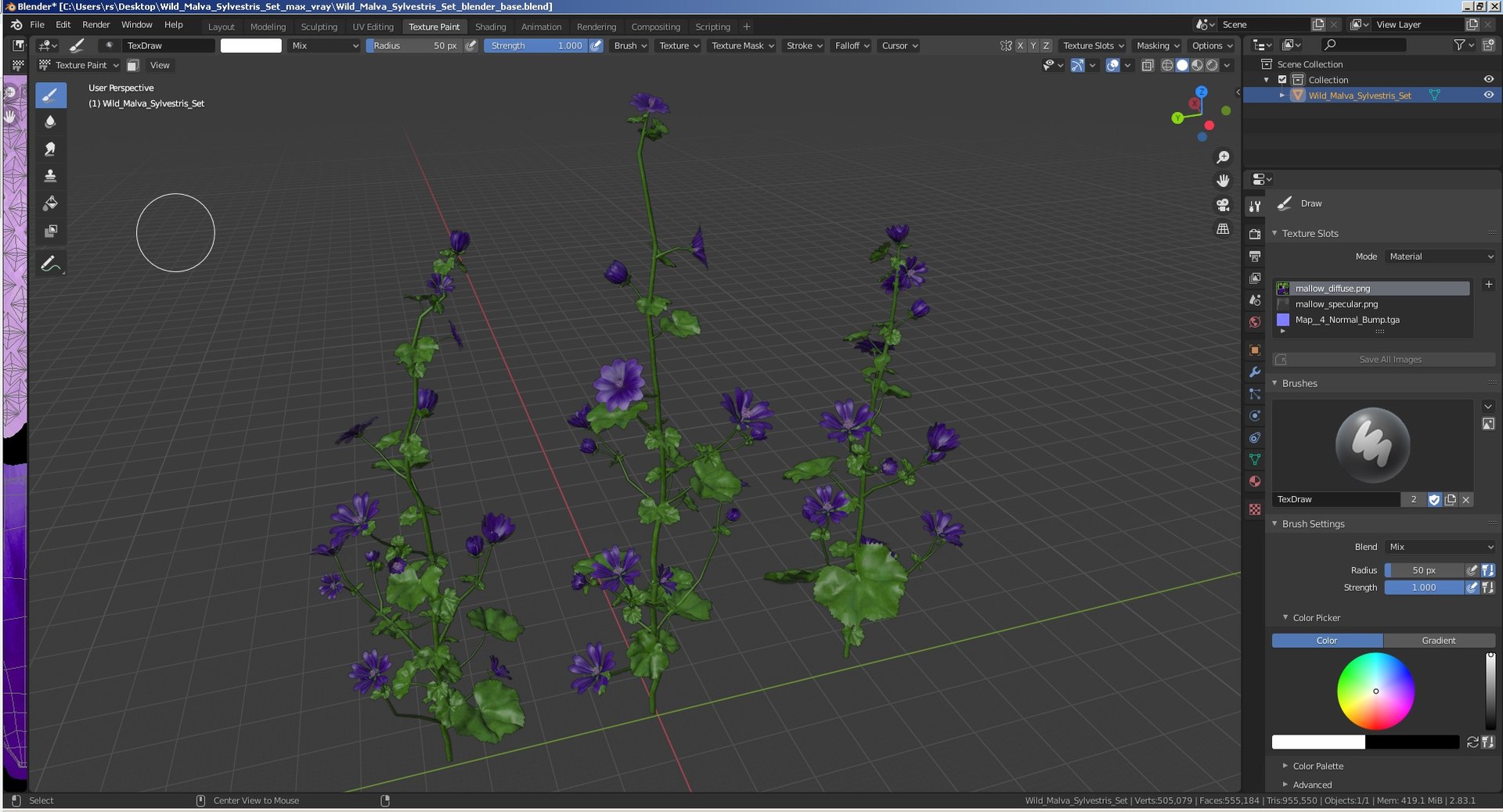 wild malva sylvestris set 3D model https://p.turbosquid.com/ts-thumb/8k/pgpR9b/AoHMUNNC/wildmalvasylvestrisset3dmodel034/jpg/1599807336/1920x1080/fit_q87/3019a079303c9895d60e5b703be1f03051cb891b/wildmalvasylvestrisset3dmodel034.jpg