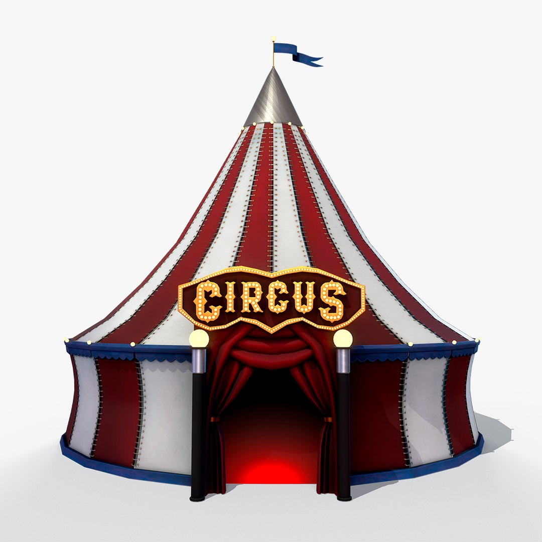 3D Stylized Circus Model - TurboSquid 1921939