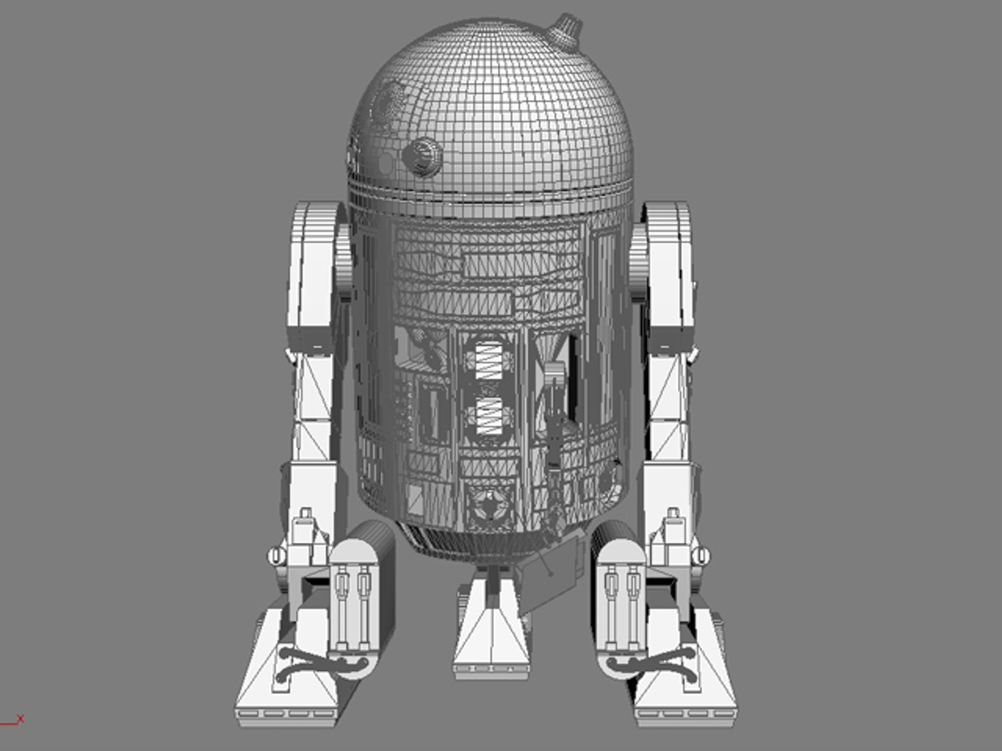 3d Model R2d2 Robot