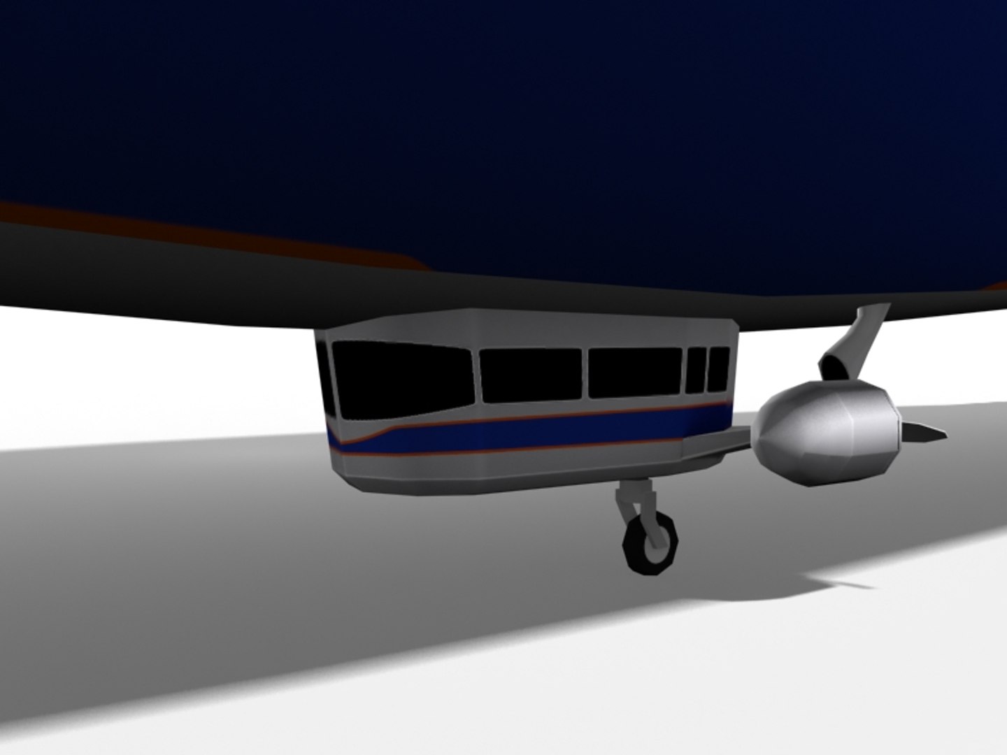 3d Blimp Model