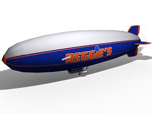 3d blimp model
