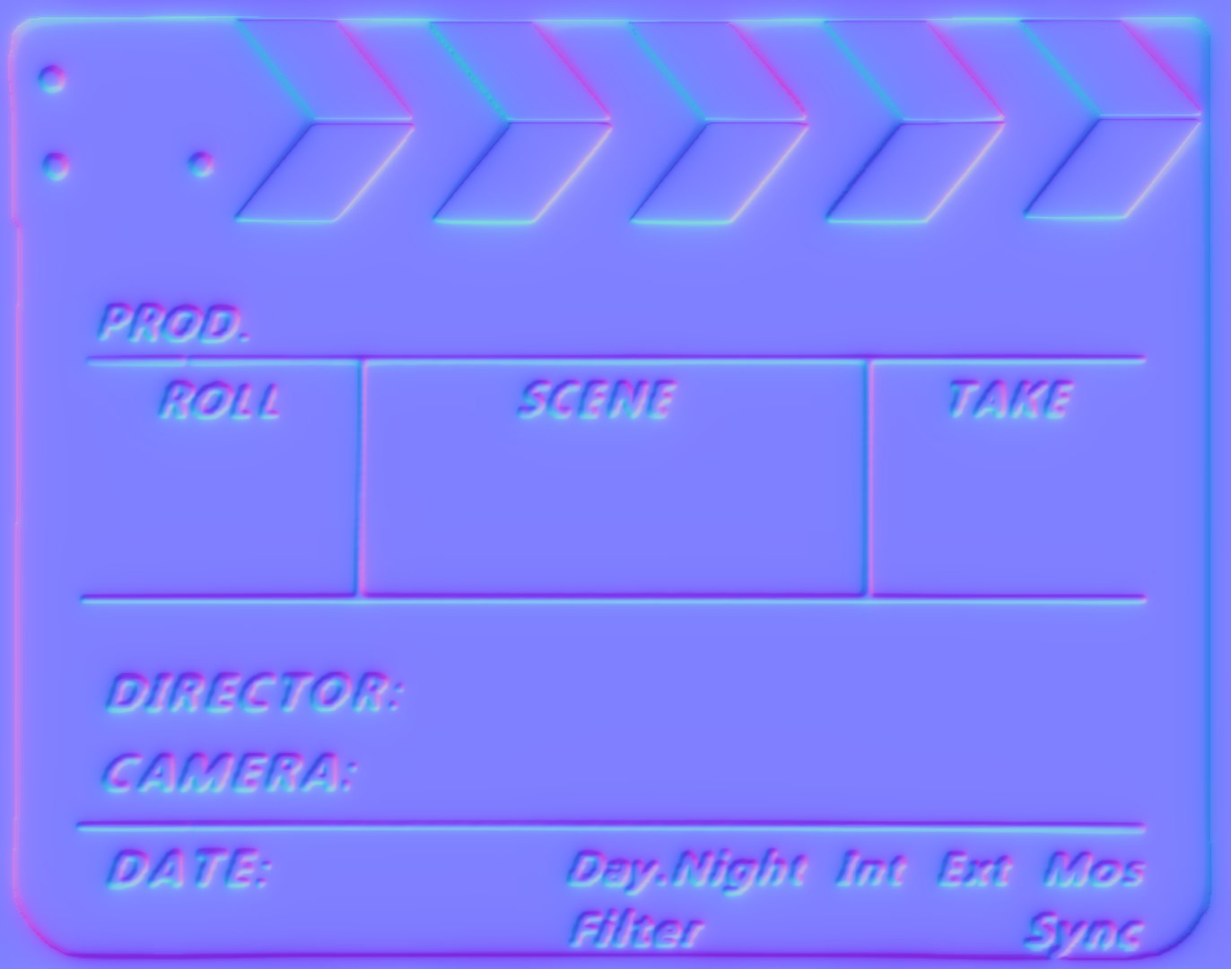 3D Movie Clapperboard Animation - TurboSquid 2336348