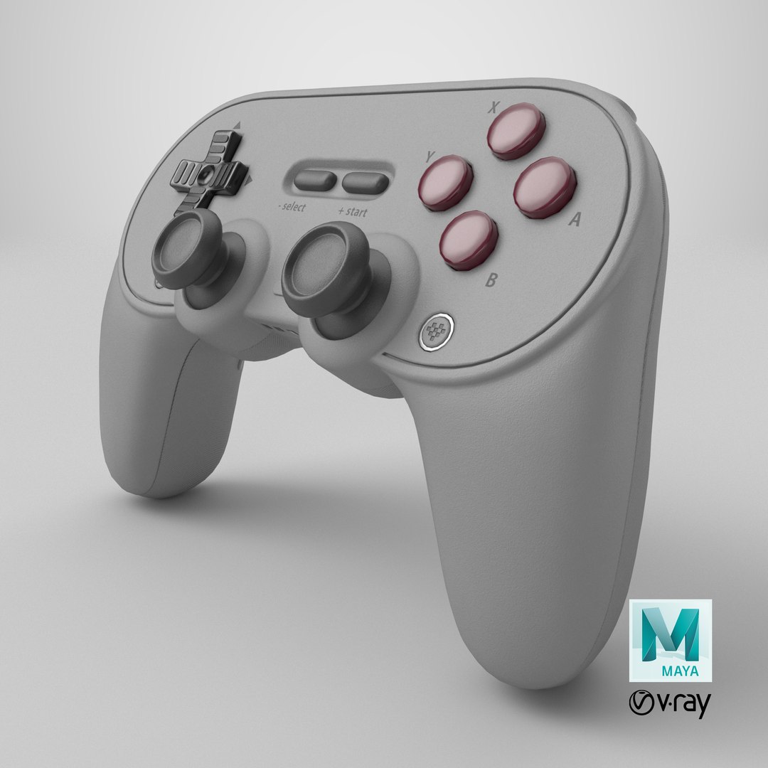 Video Game Controller 3D model https://p.turbosquid.com/ts-thumb/8k/sKdjTC/4E/stemcell_maya_vray_render/png/1737566264/1920x1080/fit_q87/b8b30754bb06e048356da2f2fd762e7ccc630918/stemcell_maya_vray_render.jpg