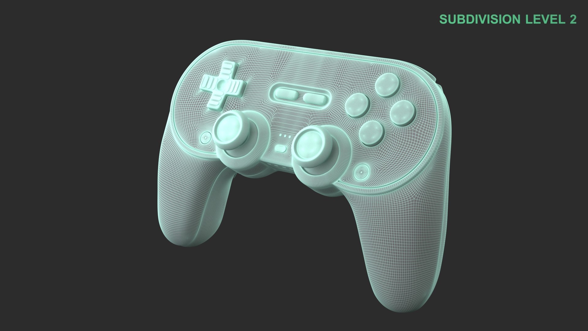 Video Game Controller 3D model https://p.turbosquid.com/ts-thumb/8k/sKdjTC/C3/wireframe_0001/jpg/1737405356/1920x1080/fit_q87/941d5ddb818a0cc9b3b392c69fac6055ee4726a6/wireframe_0001.jpg