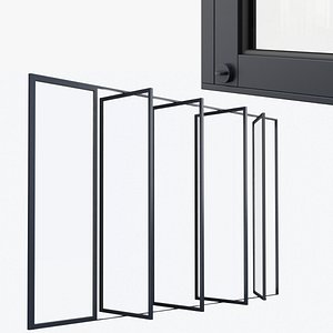 A-012Pivot glass facade system