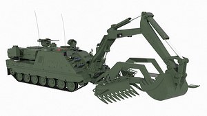 Rheinmetal Defence  Kodiak 3 AEV Breacher   Bysanders 3D Models 3D