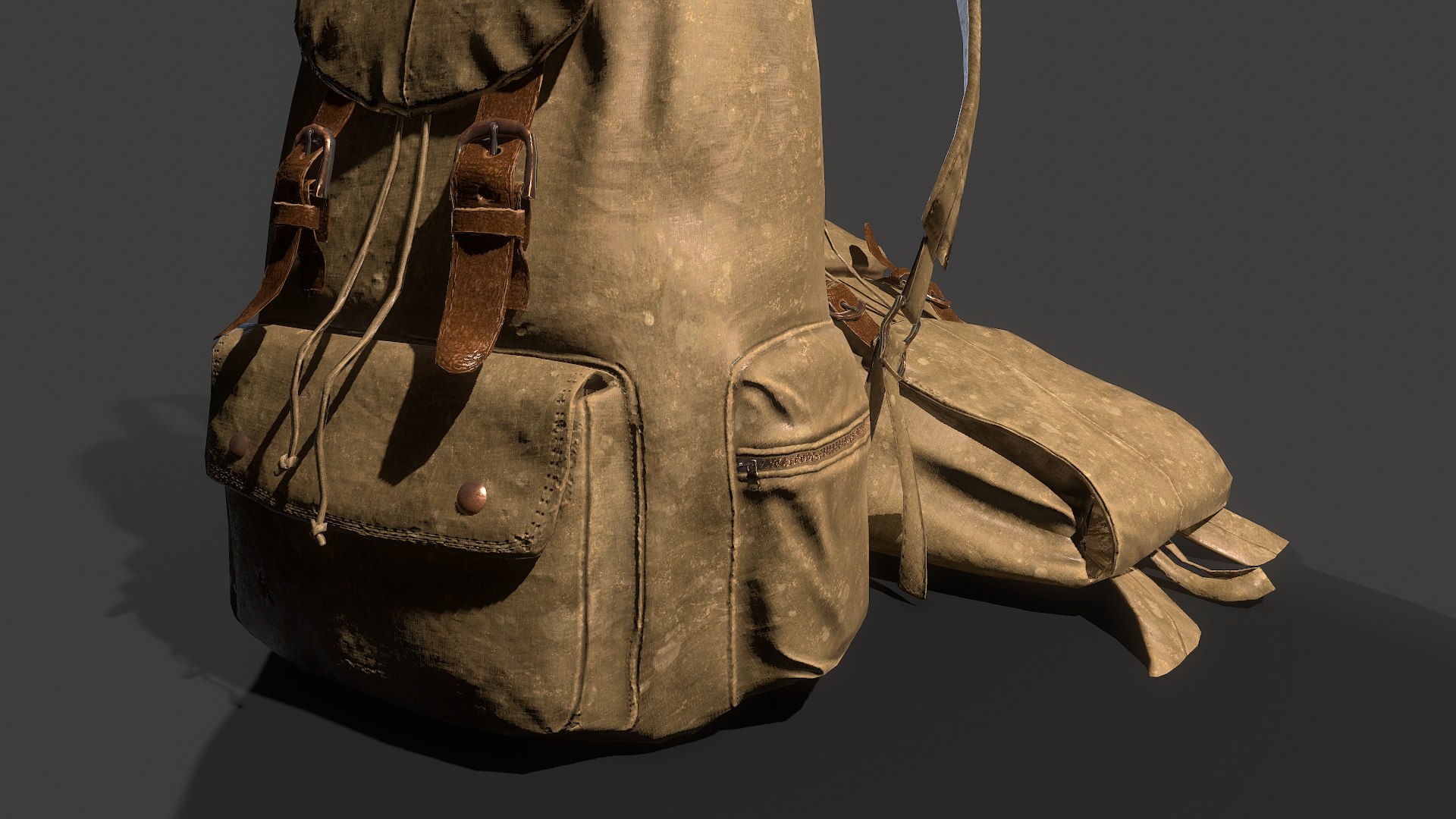3D Model Stalker Backpack Lowpoly TurboSquid 1838966