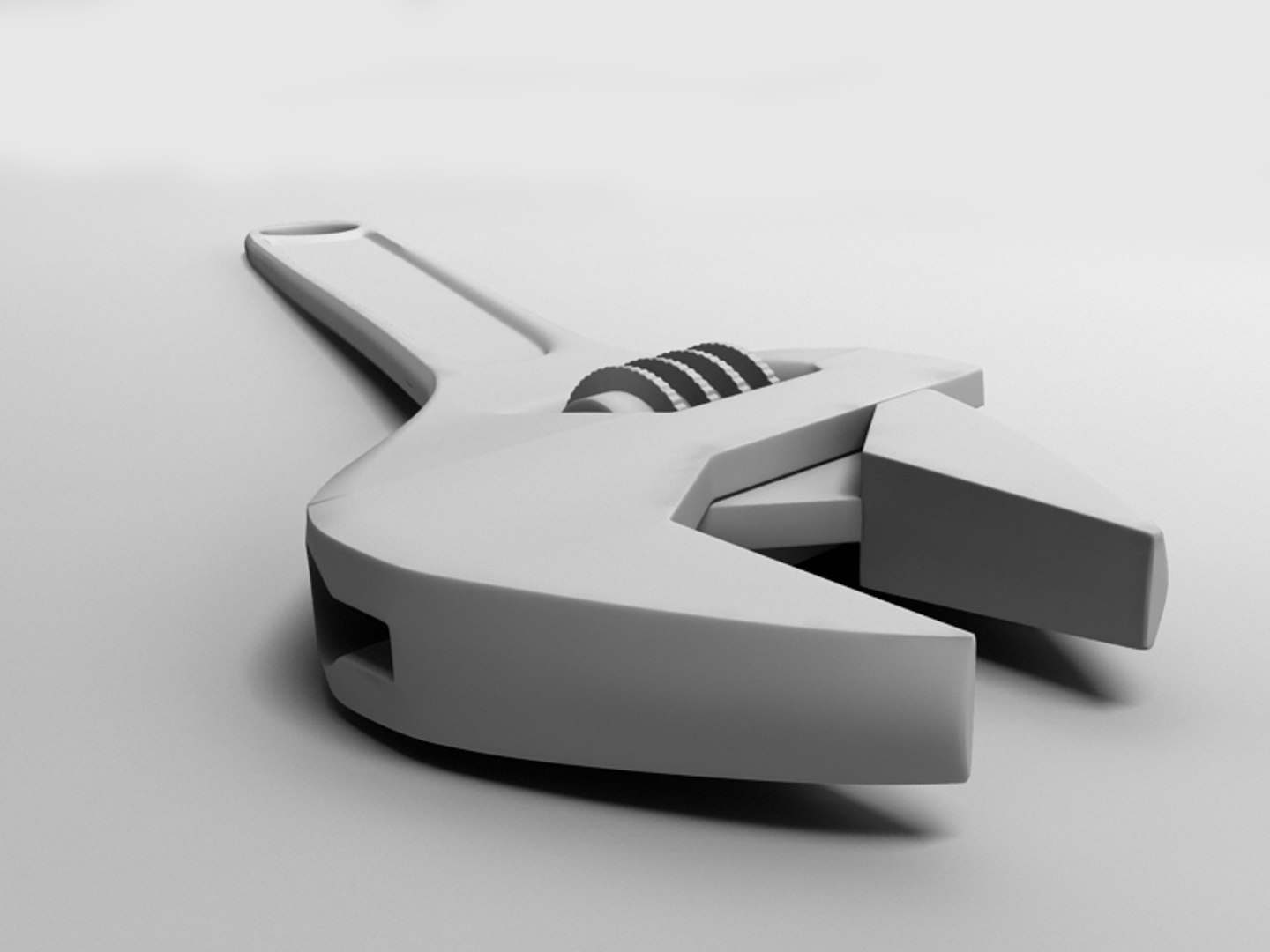 3d Model Adjustable Spanner