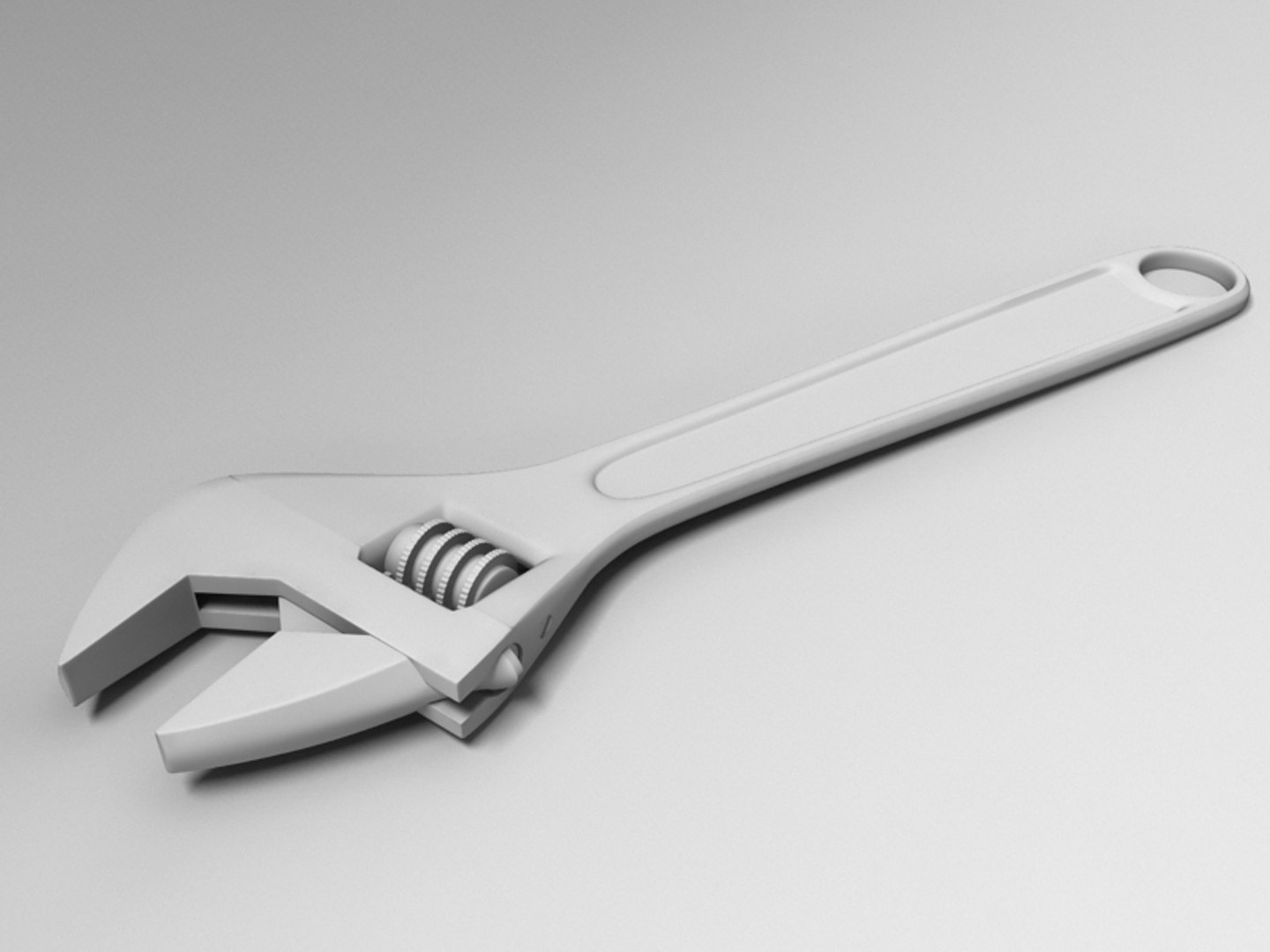 3d Model Adjustable Spanner