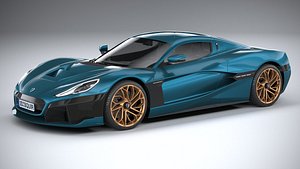 3D Rimac Nevera 2022