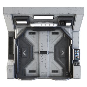Space Station Entry Door 3D model