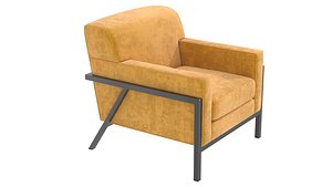 saskia lounge chair 3D model