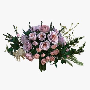 3D Bridal Bouquet
