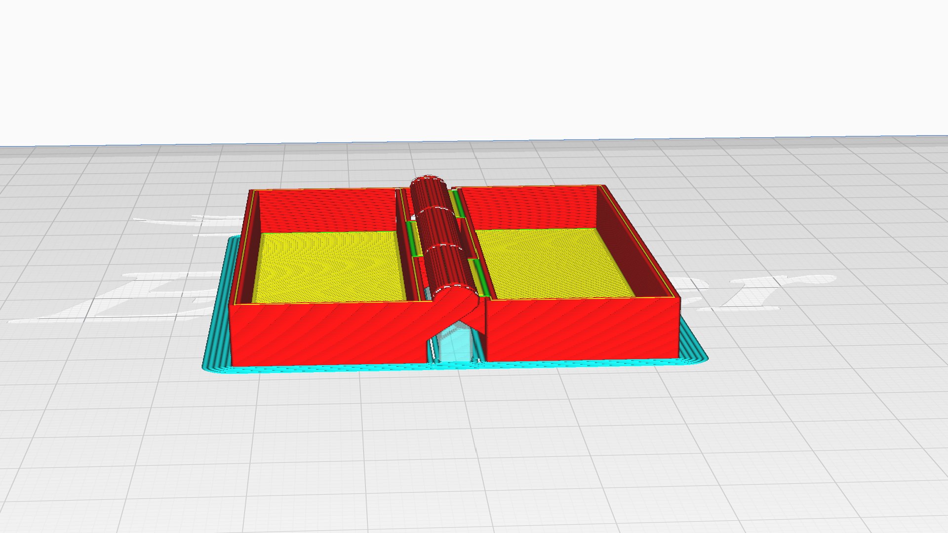 3d print in place hinged box turbosquid 2072458