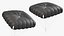 Modèle 3D de parachute de réserve noir