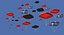 Modèle 3D de parachute de réserve noir